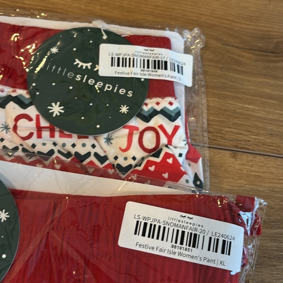 Little Sleepies | Festive Fair Isle Women's Pajama Pants - Picture 3 of 3